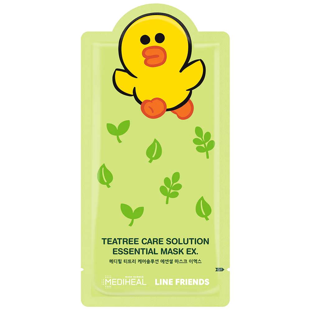 MEDIHEAL - LINE FRIENDS TEA TREE CARE SOLUTION ESSENTIAL MASK