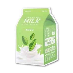 A'PIEU - GREEN TEA MILK ONE PACK MASK